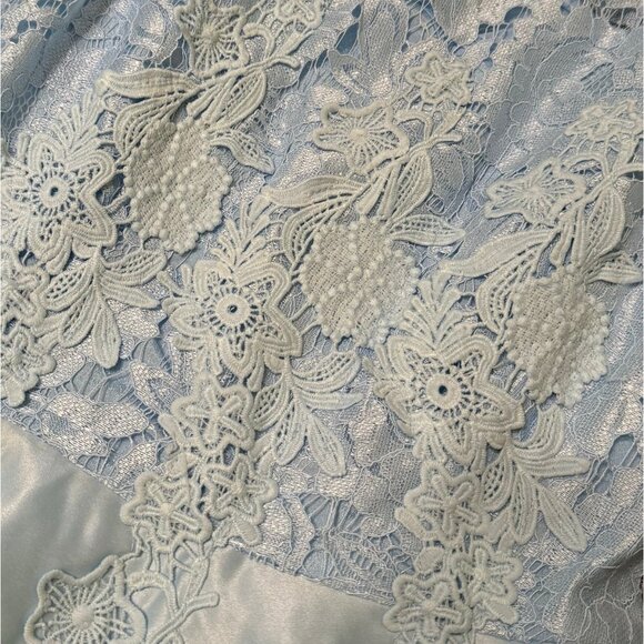 Baby Blue High-Low Dress - Picture 3 of 7